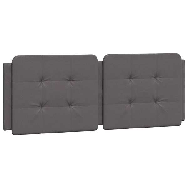vidaXL LED Bed Frame without Mattress "Zadar" Grey 140x190 cm