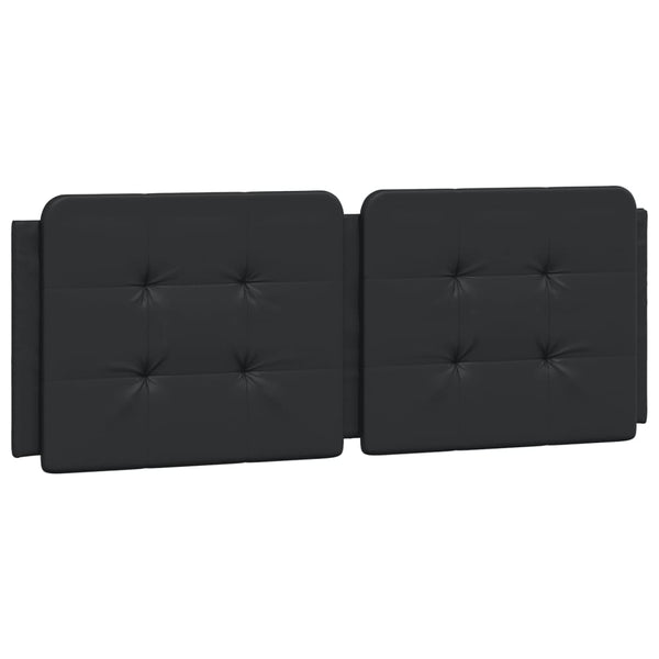 vidaXL LED Bed Frame without Mattress "Zadar" Black 140x200 cm