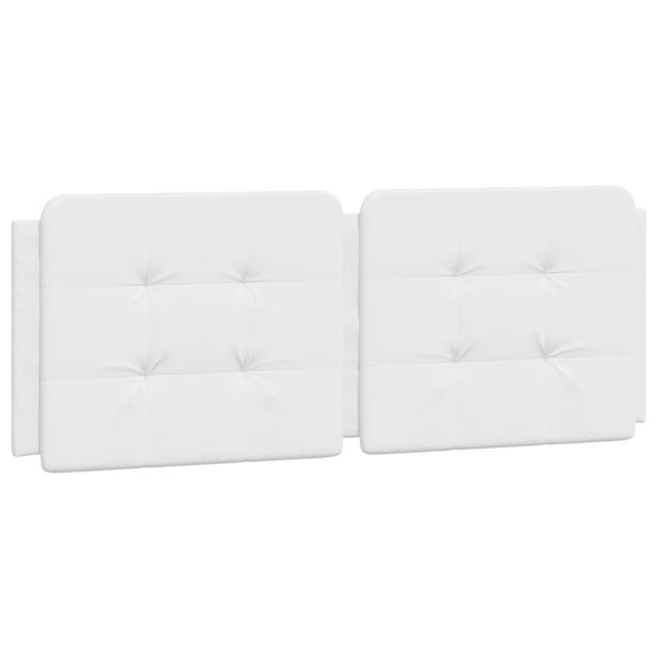 vidaXL LED Bed Frame without Mattress "Zadar" White 140x200 cm