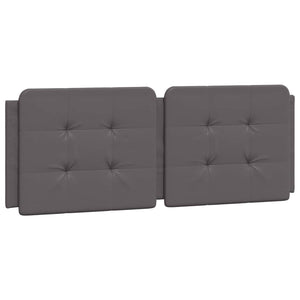 vidaXL LED Bed Frame without Mattress "Zadar" Grey 140x200 cm