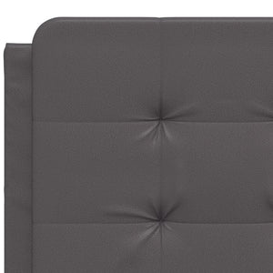 vidaXL LED Bed Frame without Mattress "Zadar" Grey 140x200 cm