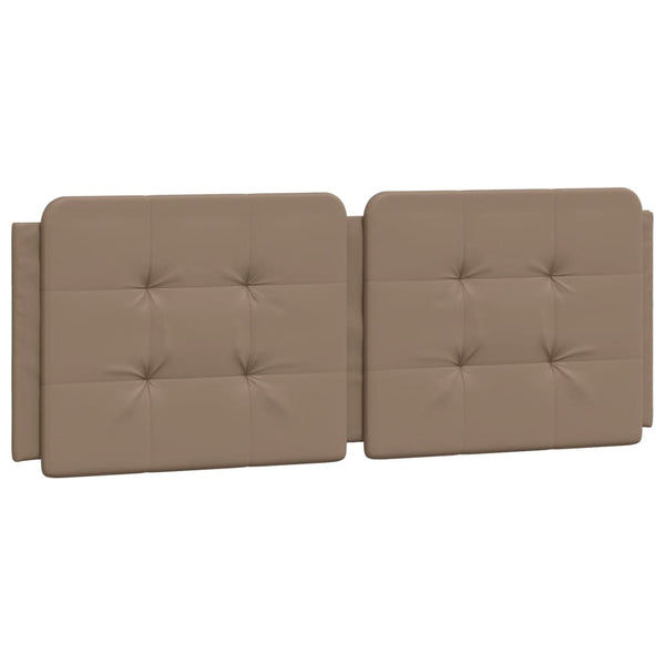 vidaXL LED Bed Frame without Mattress "Zadar" Cappuccino Brown 140x200 cm