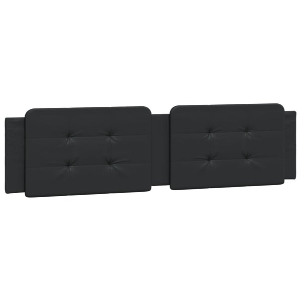 vidaXL LED Bed Frame without Mattress "Zadar" Black 160x200 cm