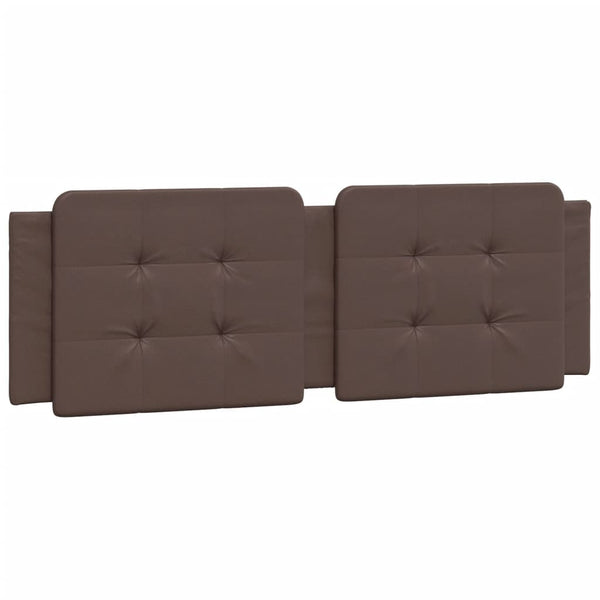 vidaXL LED Bed Frame without Mattress "Zadar" Brown 160x200 cm