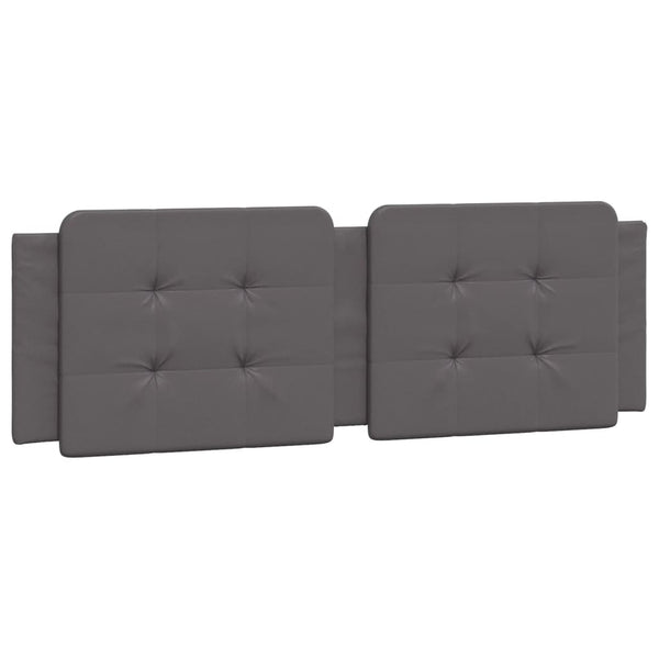 vidaXL LED Bed Frame without Mattress "Zadar" Grey 160x200 cm