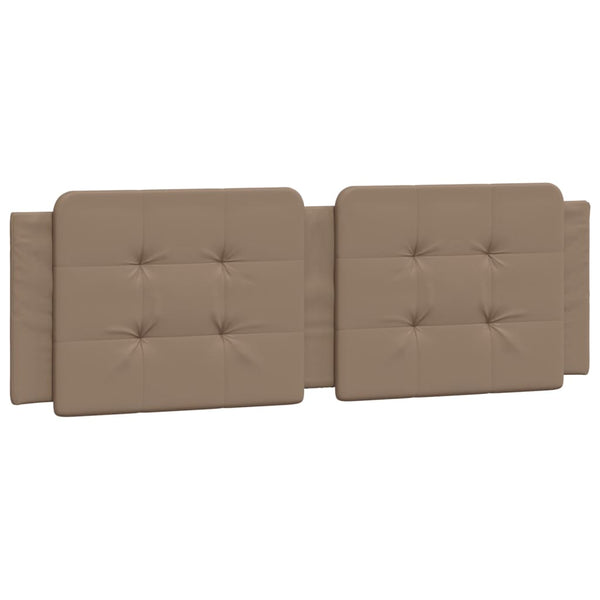 vidaXL LED Bed Frame without Mattress "Zadar" Cappuccino Brown 160x200 cm