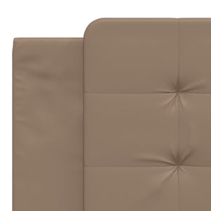 Bettgestell Zadar mit LED Cappuccino-Braun 180x200 cm