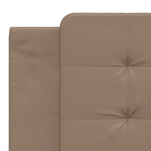 Bettgestell Zadar mit LED Cappuccino-Braun 180x200 cm