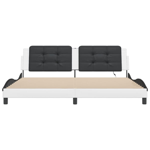 Bettgestell 200x200 cm mit LED Beleuchtung