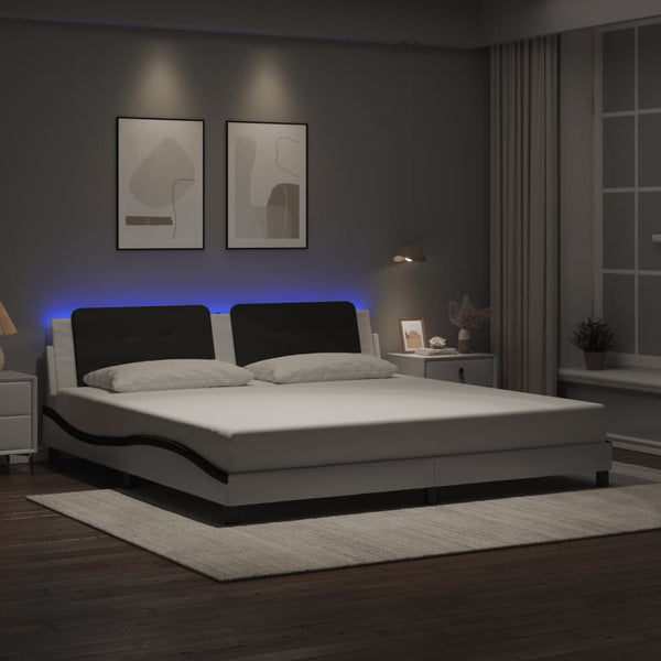 Bettgestell 200x200 cm mit LED Beleuchtung