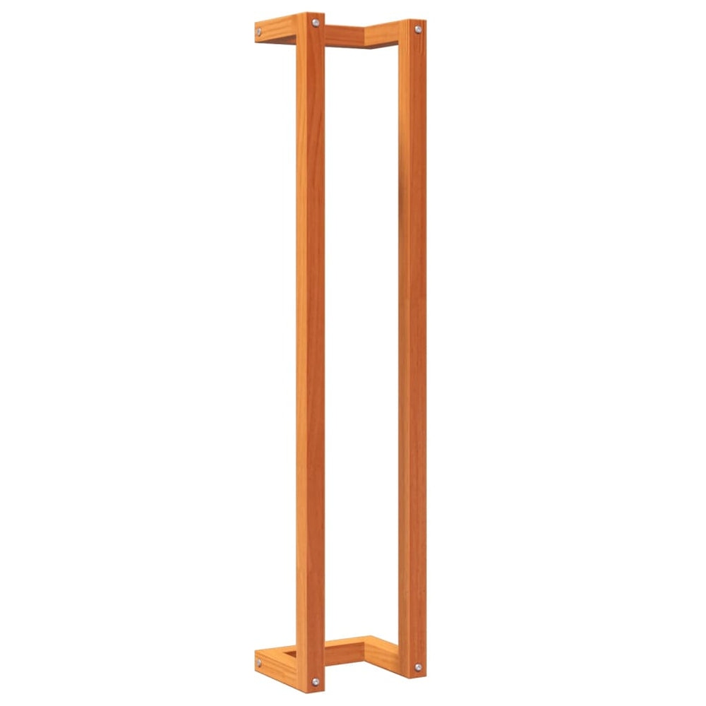 vidaXL Towel Rack Wax Brown 23x18x110 cm Solid Pine Wood