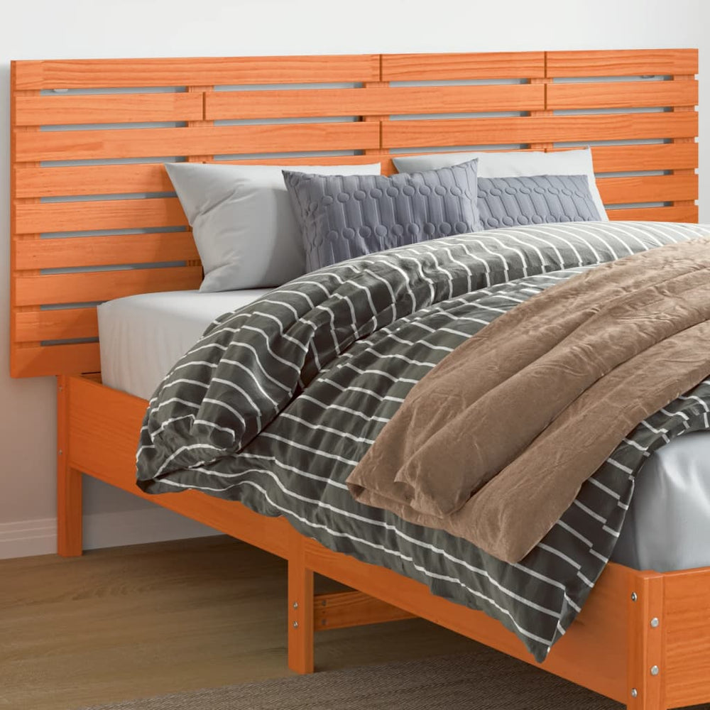 vidaXL Wall Headboard 166x3x63 cm Solid Pine Wood