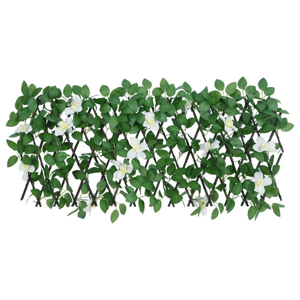 vidaXL Trellis with Artificial Ivy 5 pcs. Extendable 180x30 cm