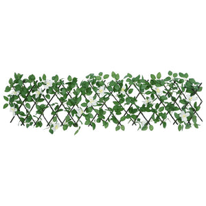 vidaXL Trellis with Artificial Ivy 5 pcs. Extendable 180x30 cm