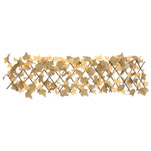 vidaXL Trellis with Artificial Maple Leaves 5 pcs. Orange 180x30cm