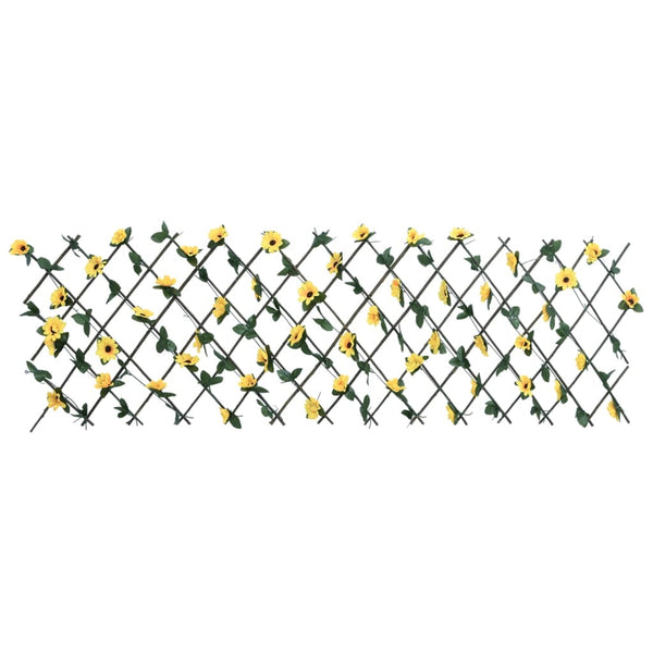 vidaXL Expandable Trellis with Artificial Ivy 5 pcs 180x60 cm