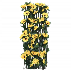 vidaXL Expandable Trellis with Artificial Ivy 5 pcs 180x60 cm