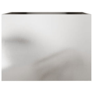 vidaXL Planter Silver 62x47x46 cm Stainless Steel
