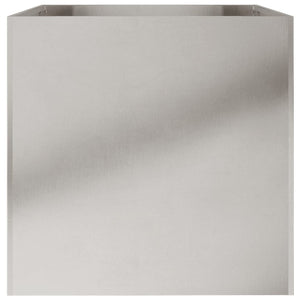 vidaXL Planter Silver 62x47x46 cm Stainless Steel