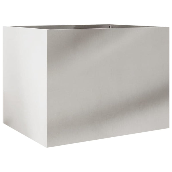 vidaXL Planter Silver 62x47x46 cm Stainless Steel