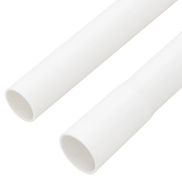 vidaXL Installation Pipes with Clips Ø20 mm 30 m PVC