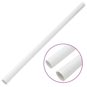 vidaXL Installation Pipes with Clips Ø30 mm 30 m PVC