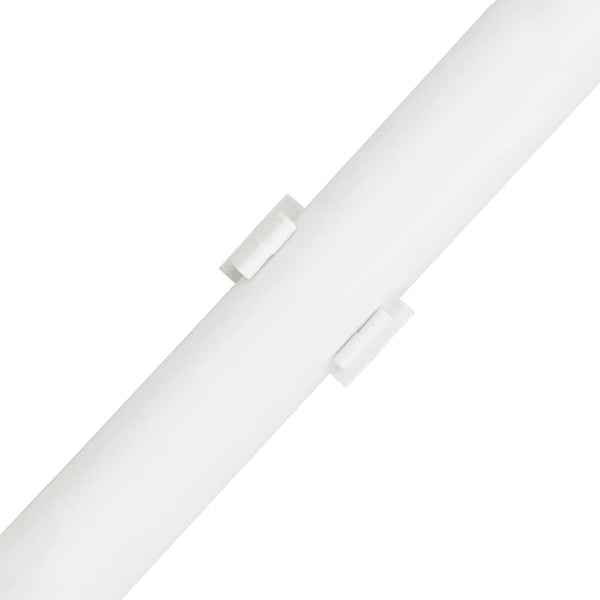 vidaXL Installation Pipes with Clips Ø30 mm 30 m PVC