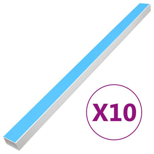 vidaXL Self-Adhesive Cable Ducts 50x25 mm 10 m PVC