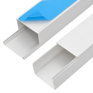 vidaXL Self-Adhesive Cable Ducts 50x25 mm 10 m PVC