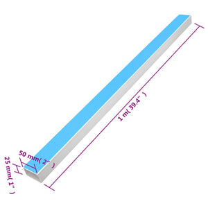 vidaXL Self-Adhesive Cable Ducts 50x25 mm 10 m PVC