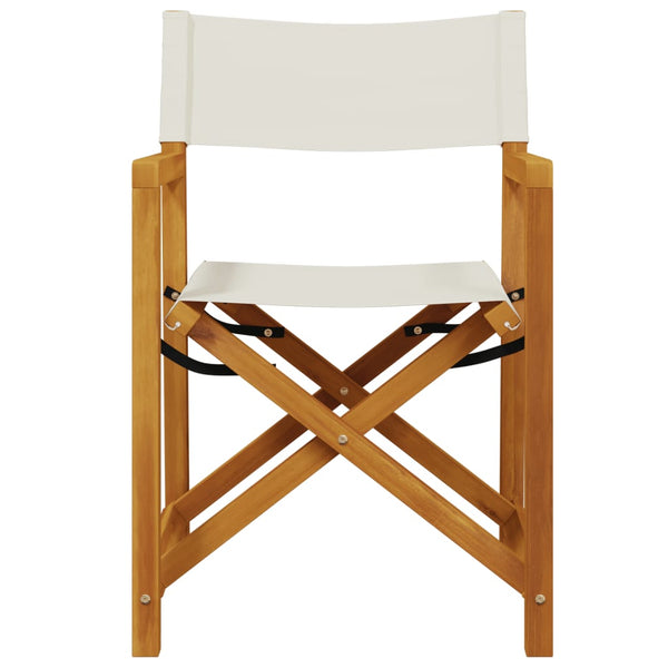 vidaXL Folding Garden Chairs 6 pcs. Cream Fabric