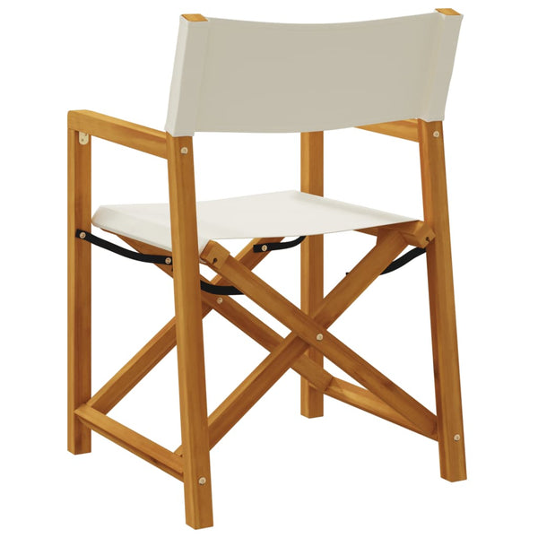 vidaXL Folding Garden Chairs 6 pcs. Cream Fabric