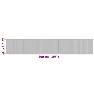 Bambus Teppich Natur 80x500 cm