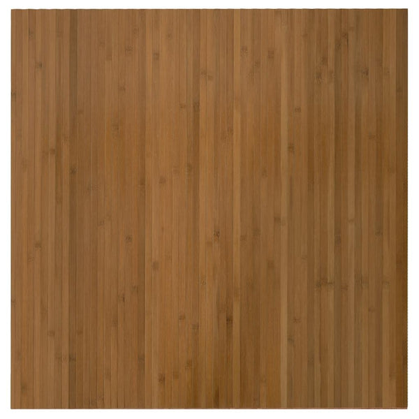 Bambus Teppich Braun 100x100 cm