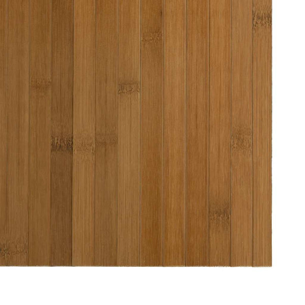 Bambus Teppich Braun 100x100 cm