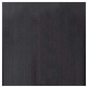 Grauer Bambus Teppich 100x100 cm
