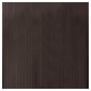 Dunkelbrauner Bambus Teppich 100x100 cm