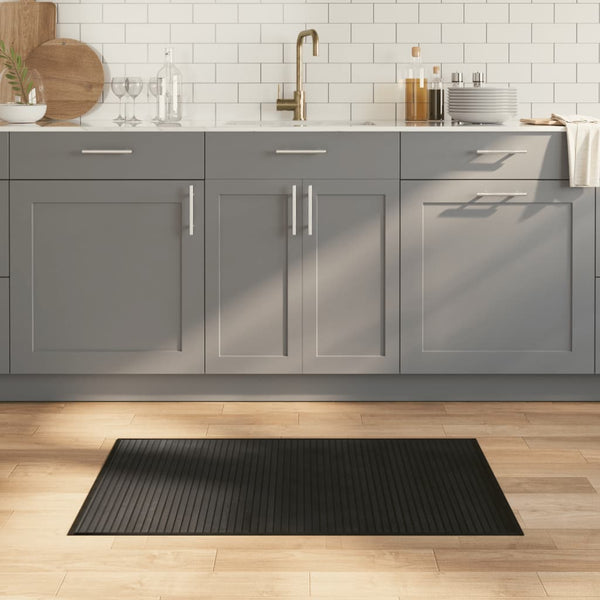 vidaXL Rectangular Black Rug 60x100 cm Bamboo