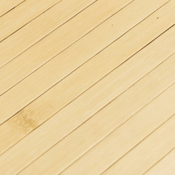 vidaXL Rectangular Rug Light Natural 60x100 cm Bamboo