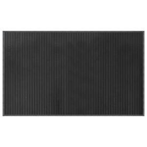 vidaXL Rectangular Rug Grey 60x100 cm Bamboo