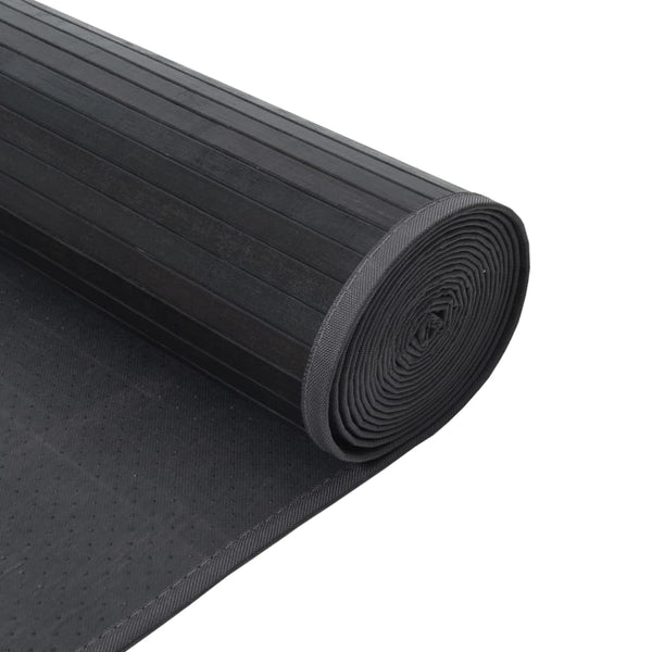 vidaXL Rectangular Rug Grey 60x100 cm Bamboo