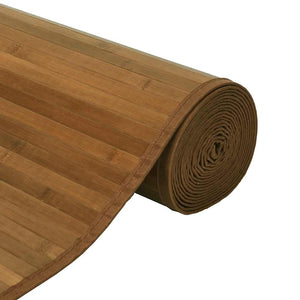 vidaXL Rectangular Brown Rug 60x200 cm Bamboo