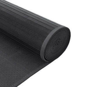 vidaXL Rug Rectangular Grey 60x200 cm Bamboo