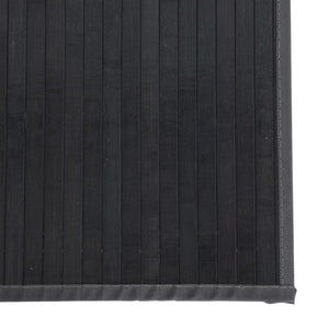 vidaXL Rug Rectangular Grey 60x200 cm Bamboo