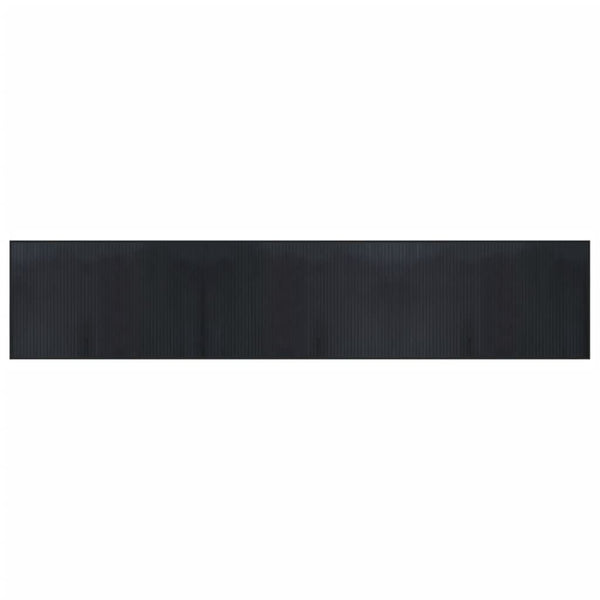 vidaXL Rectangular Black Rug 60x300 cm Bamboo