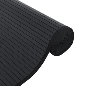 vidaXL Rectangular Black Rug 60x300 cm Bamboo