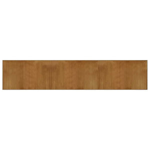 vidaXL Rectangular Rug Brown 60x300 cm Bamboo