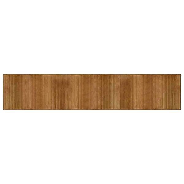 vidaXL Rectangular Rug Brown 60x300 cm Bamboo