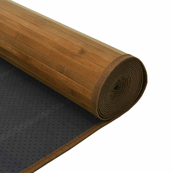 vidaXL Rectangular Rug Brown 60x300 cm Bamboo
