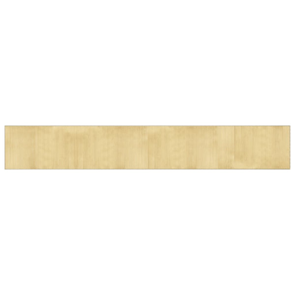 vidaXL Rectangular Rug Light Natural 60x400 cm Bamboo